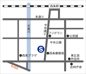 東広島営業所周辺地図