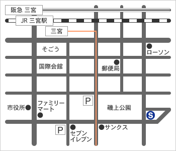 神戸支店周辺地図